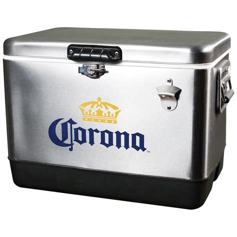 corona metal ice box|Amazon.com: Corona Exclusive Ice Chest Beverage Cooler with .